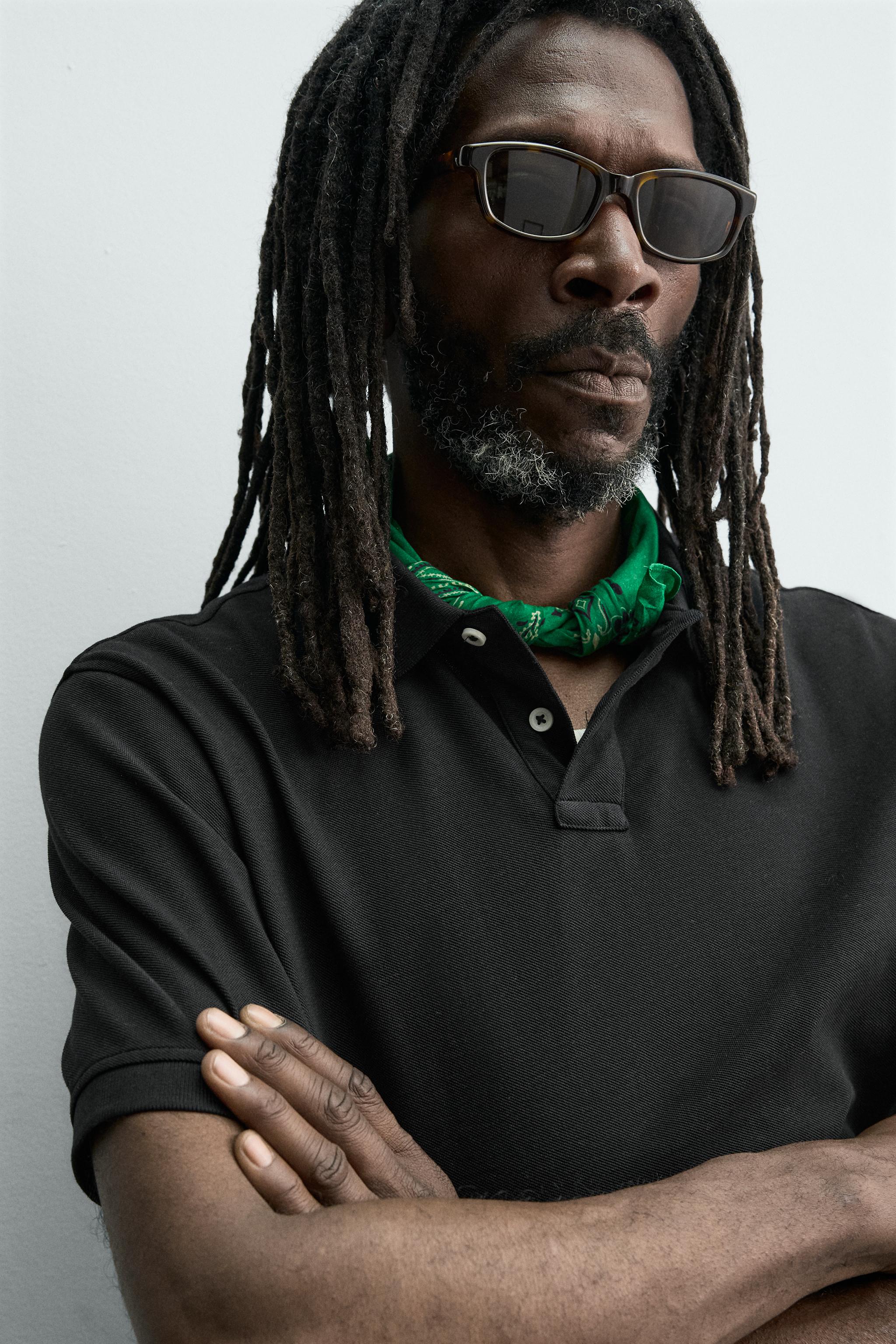 WASHED PIQUÉ POLO SHIRT AARON LEVINE X ZARA